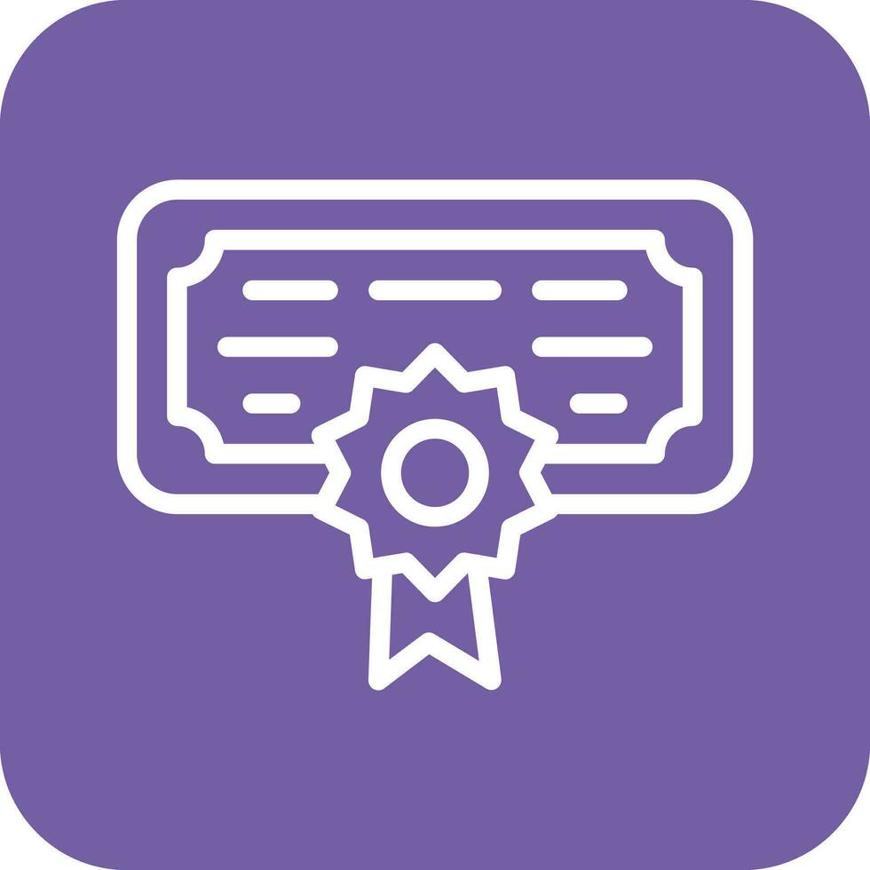 Certificate Vector Icon