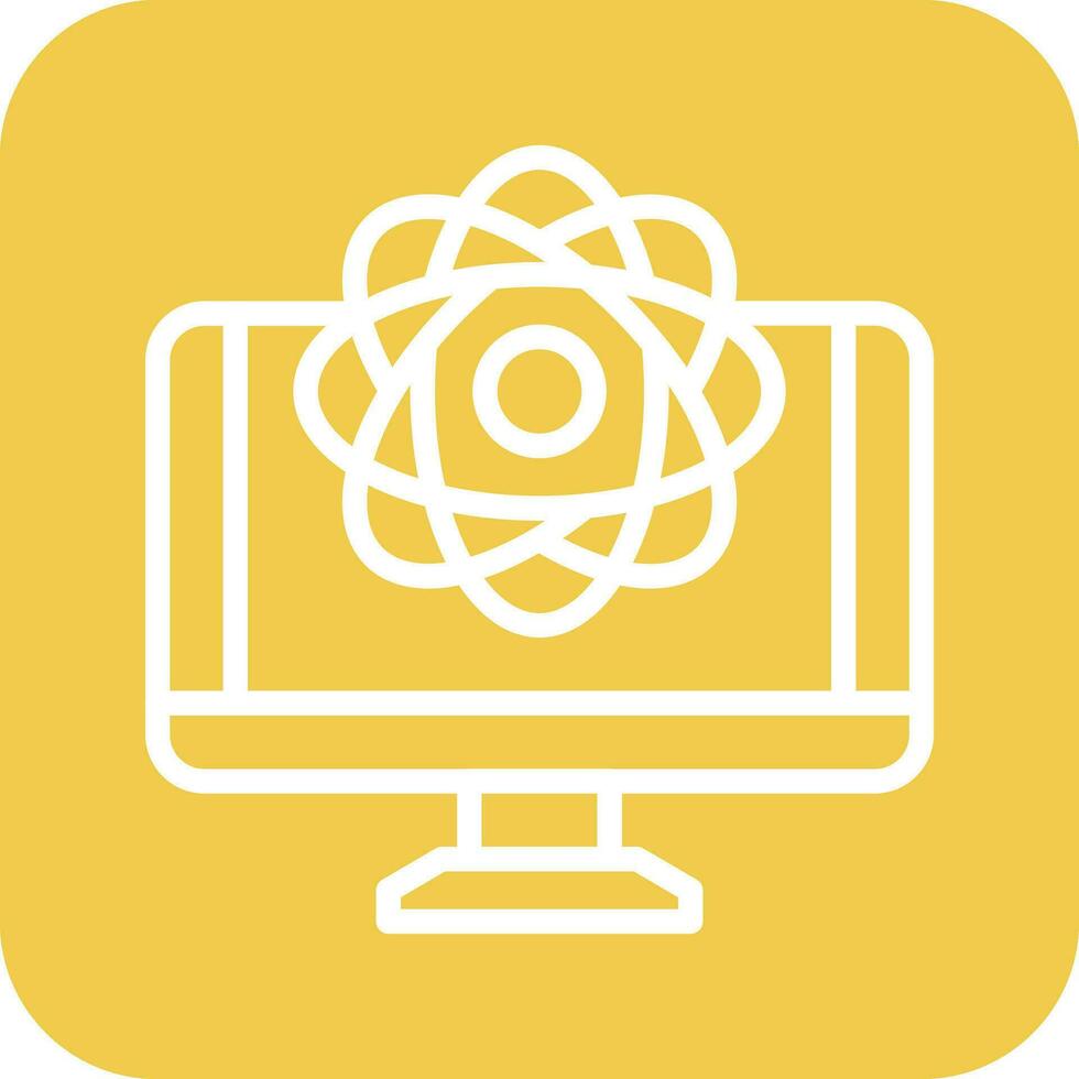 Quantum Computing Vector Icon