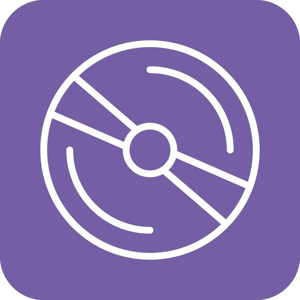 Compact Disk Vector Icon