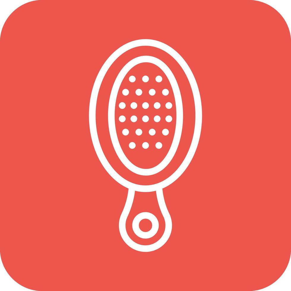 Hair Brush Vector Icon