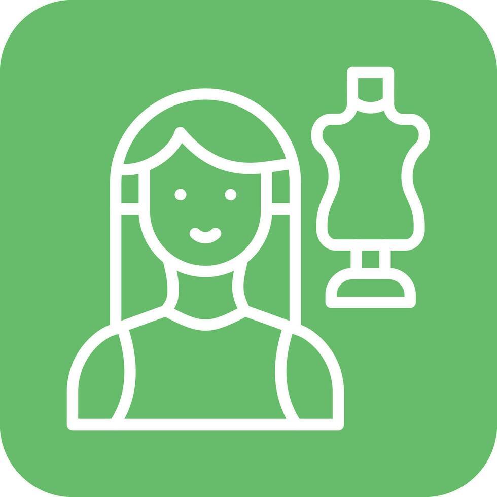 Fashion Designer Vector Icon