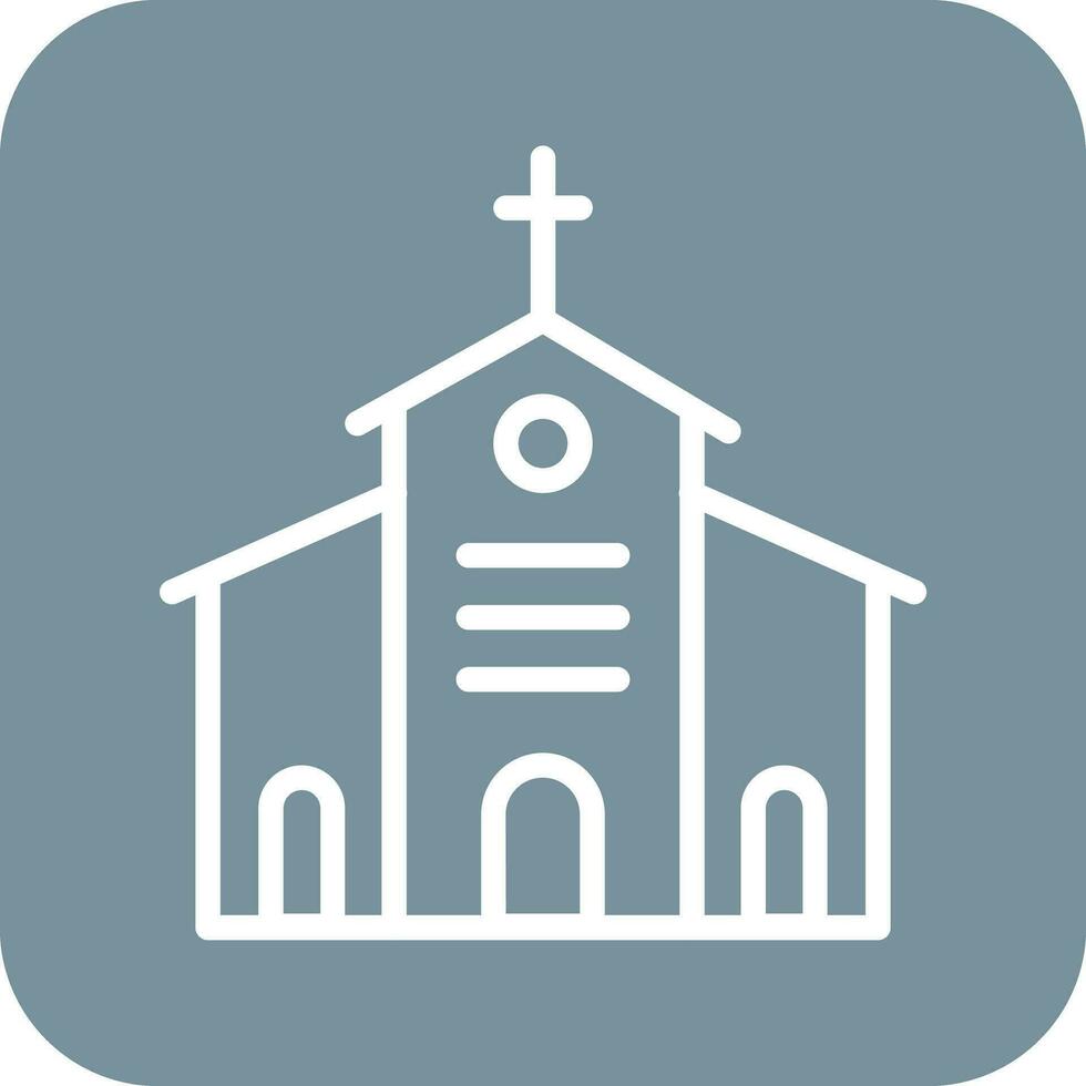 icono de vector de iglesia