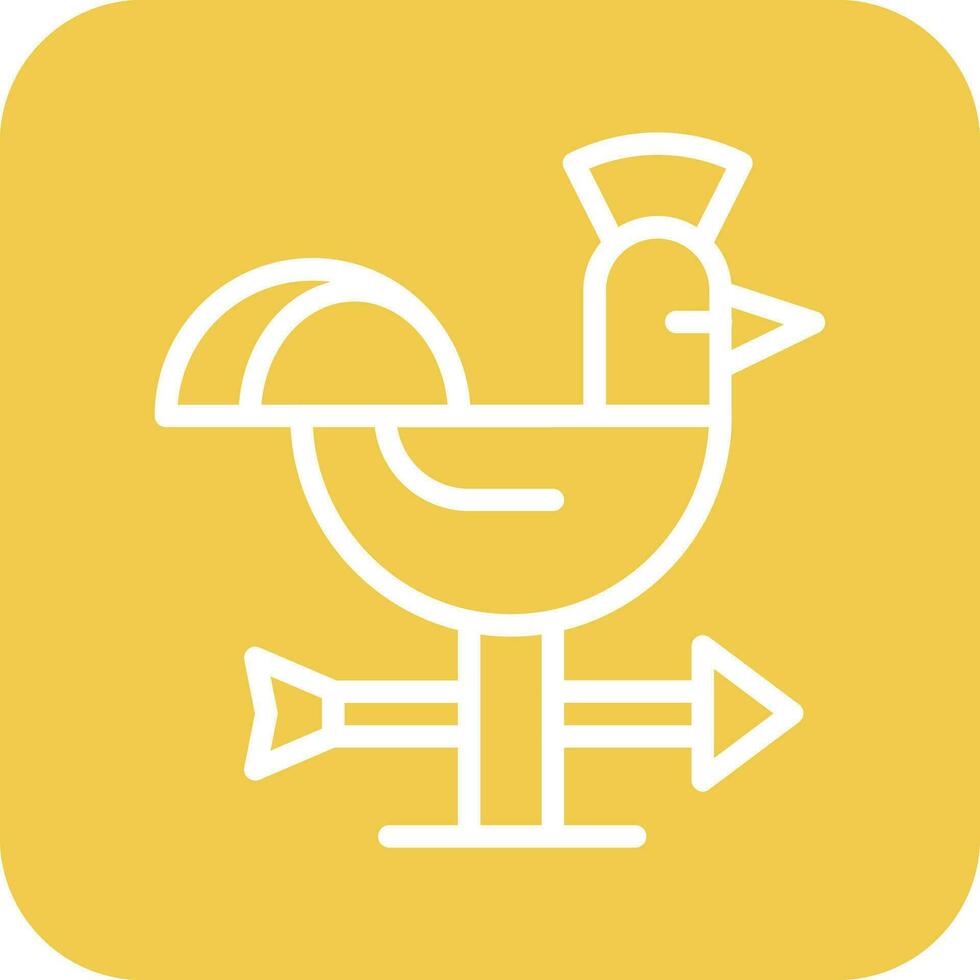 Weather Vane Vector Icon