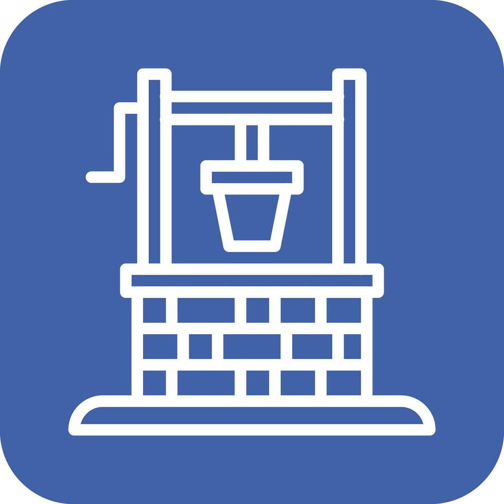 Water Well Vector Icon