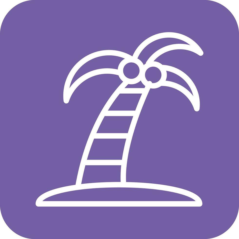 Coconut Tree Vector Icon