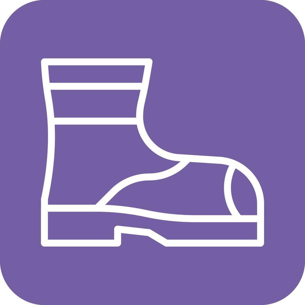 Firefighter Boots Vector Icon