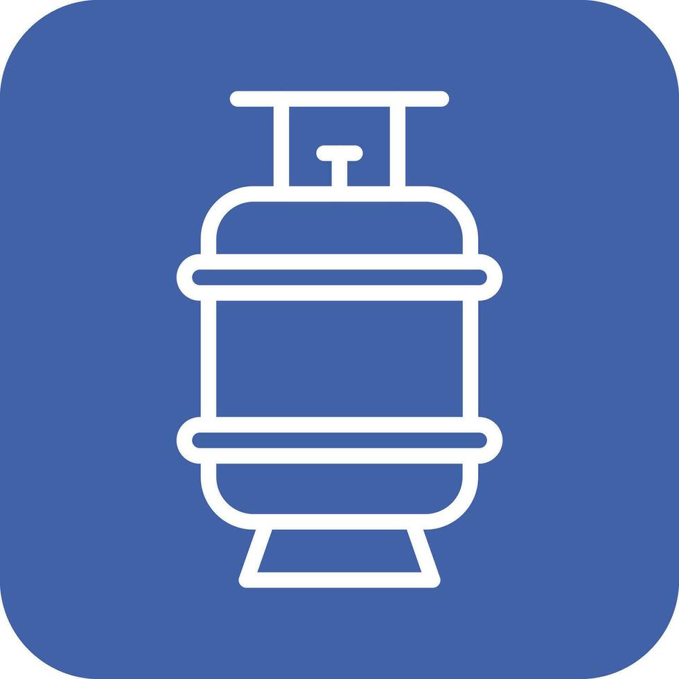 Gas Cylinder Vector Icon