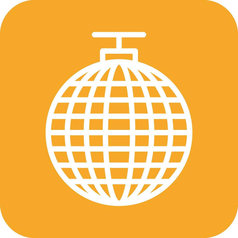 icono de vector de bola de discoteca