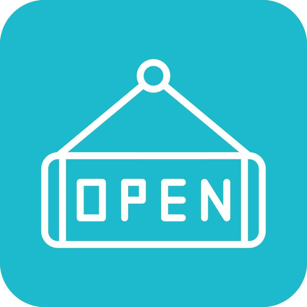 Open Tag Vector Icon