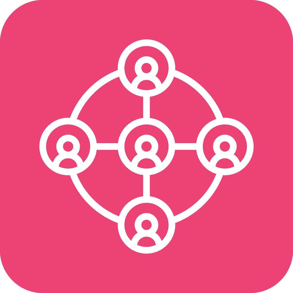 User Connection Vector Icon