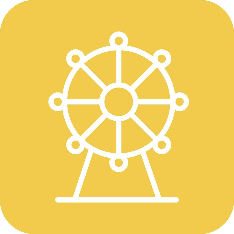 Ferris Wheel Vector Icon