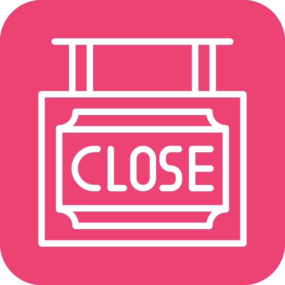 Shop Close Vector Icon