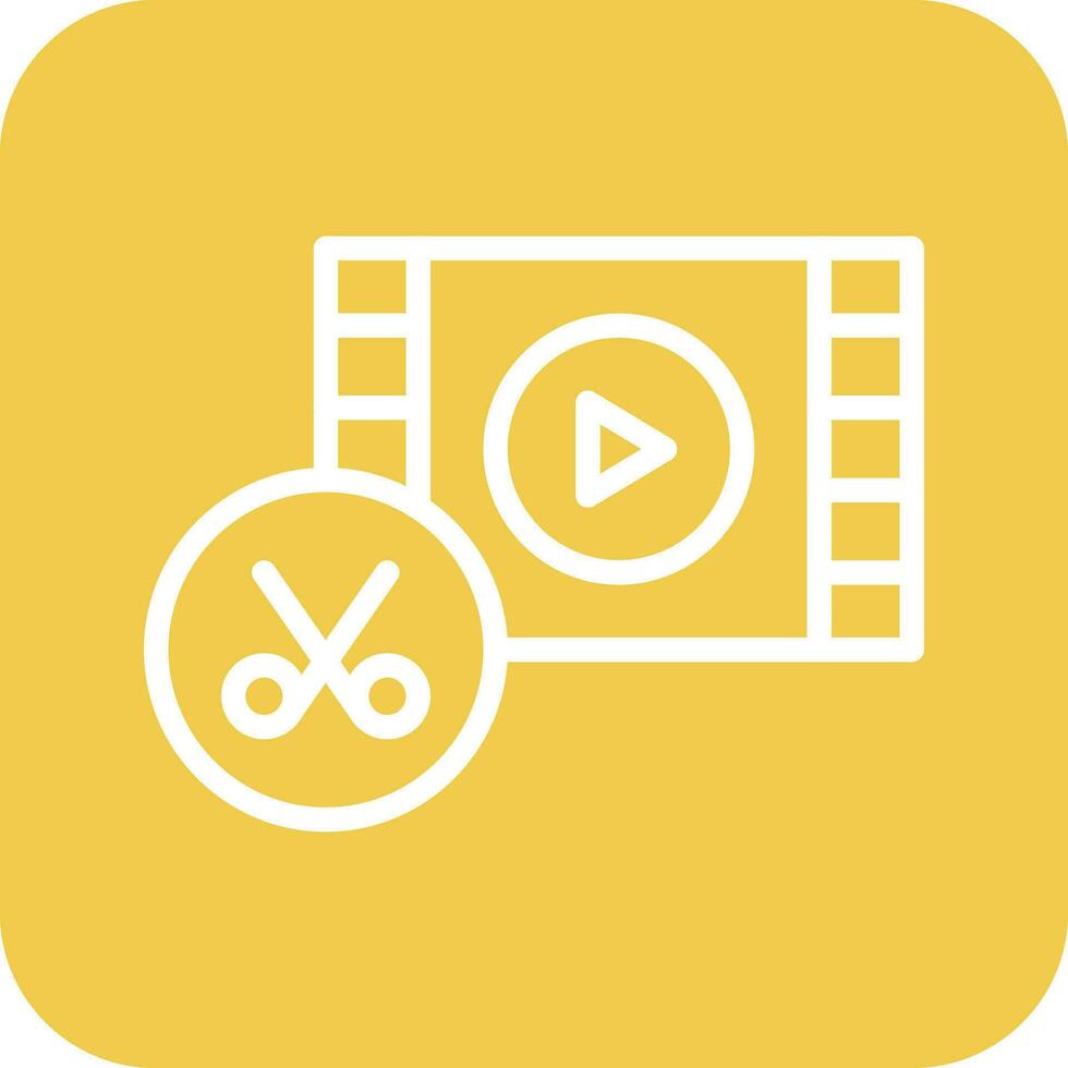 Film Editing Vector Icon