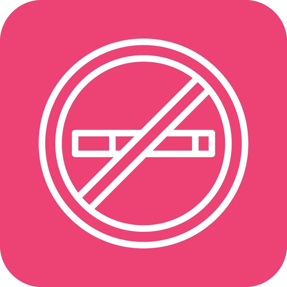 No Smoking Vector Icon