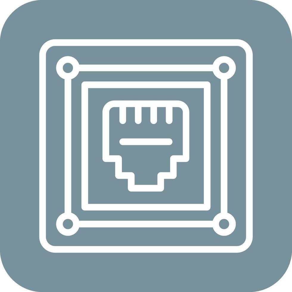 Telephone Socket Vector Icon