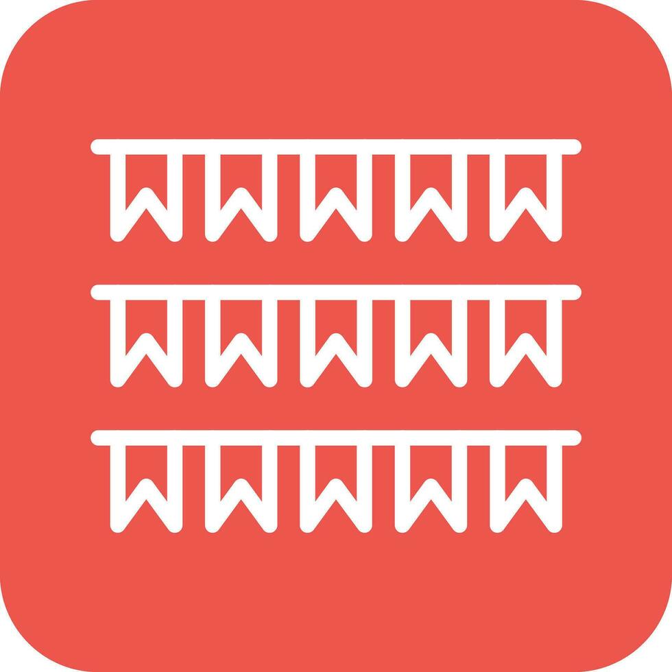 Bunting Vector Icon