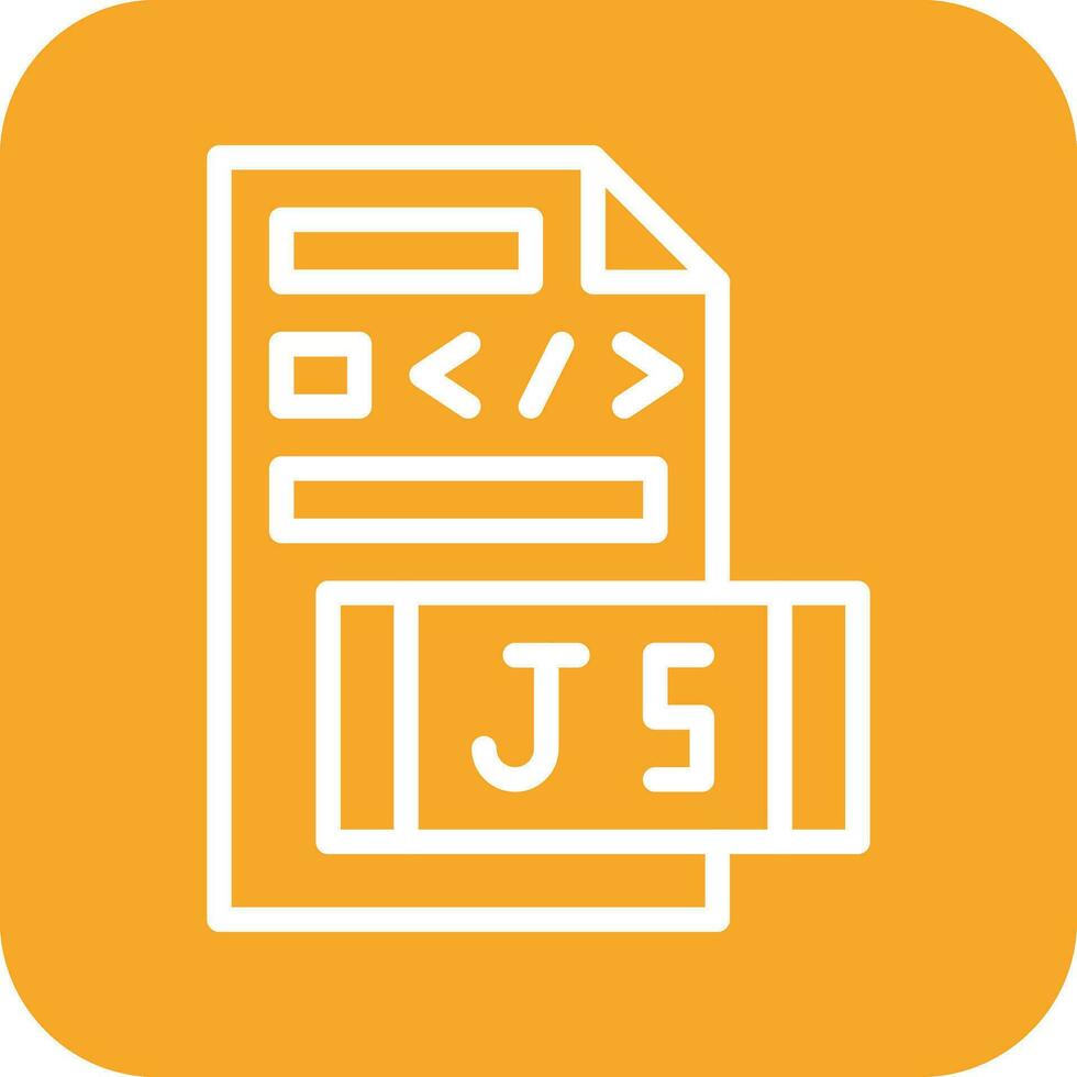 icono de vector de archivo javascript