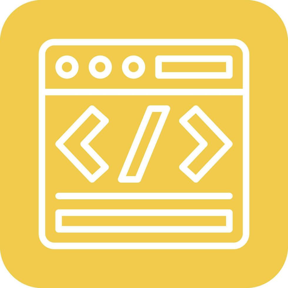 icono de vector de desarrollo web