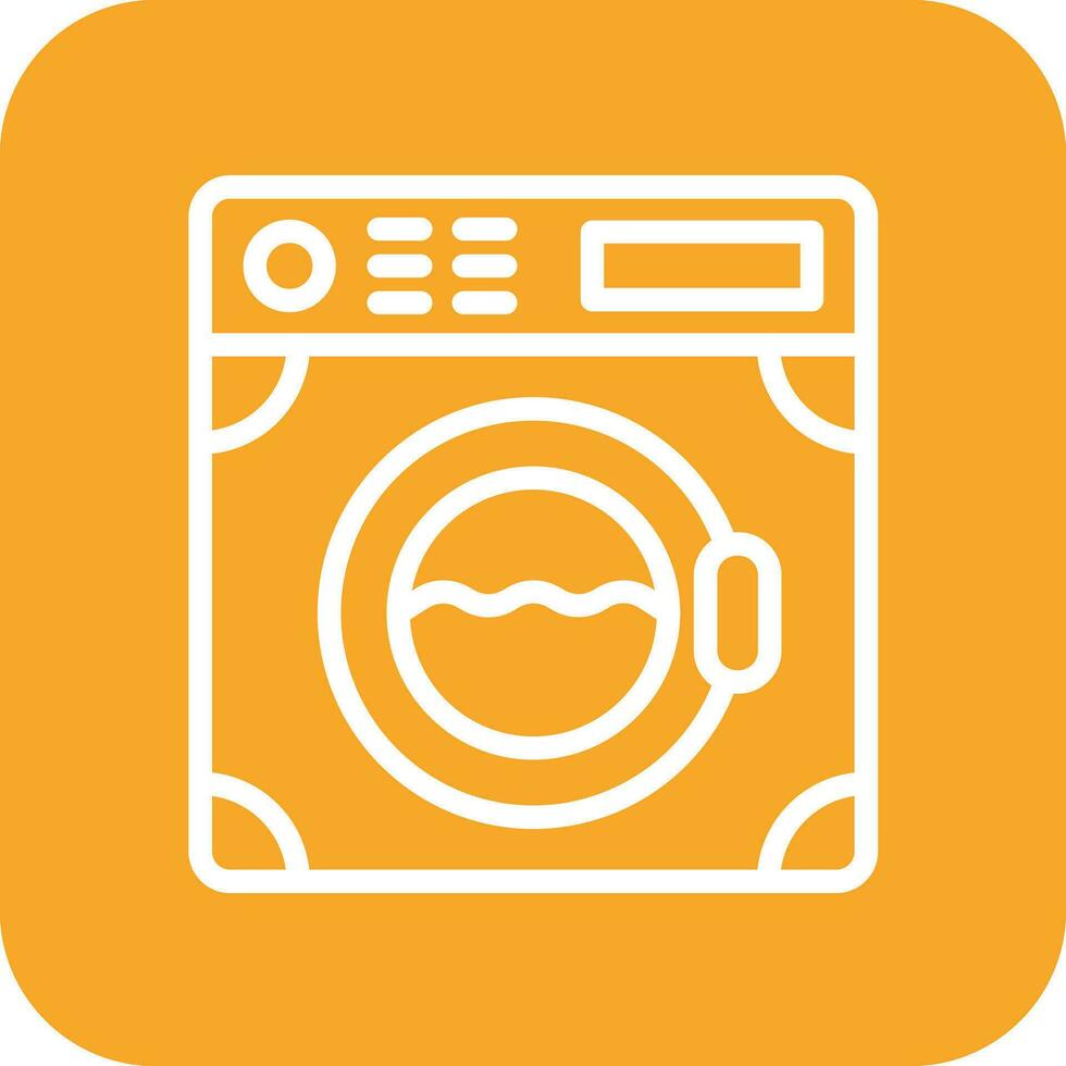 Laundry Machine Vector Icon