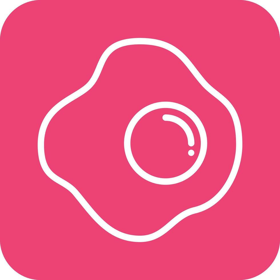 Fried Egg Vector Icon