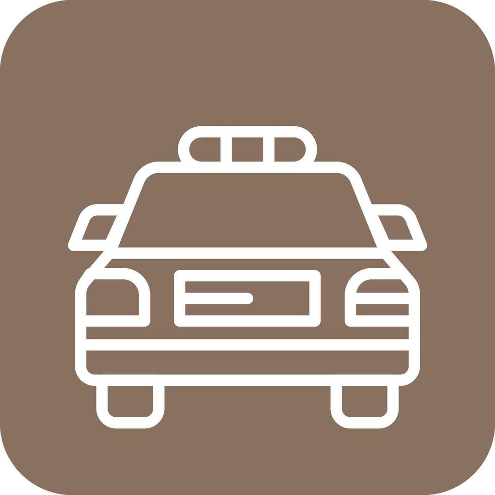 Police Car Vector Icon