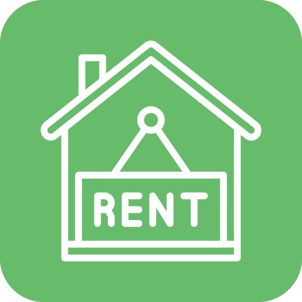 Rent House Vector Icon