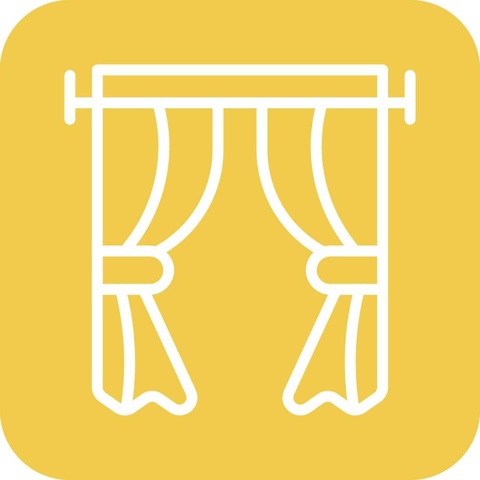 Curtains Vector Icon