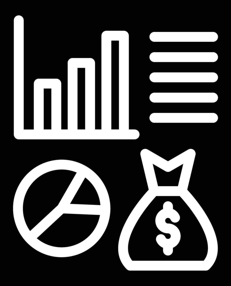 Financial Report Vector Icon