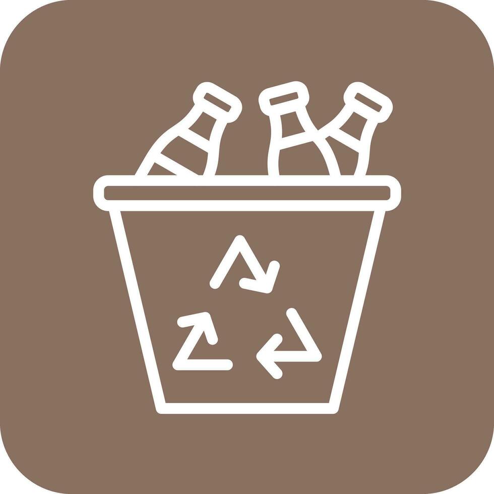 Plastic Recycle Vector Icon