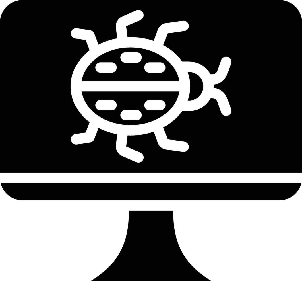 Computer Virus Vector Icon Vector Icon