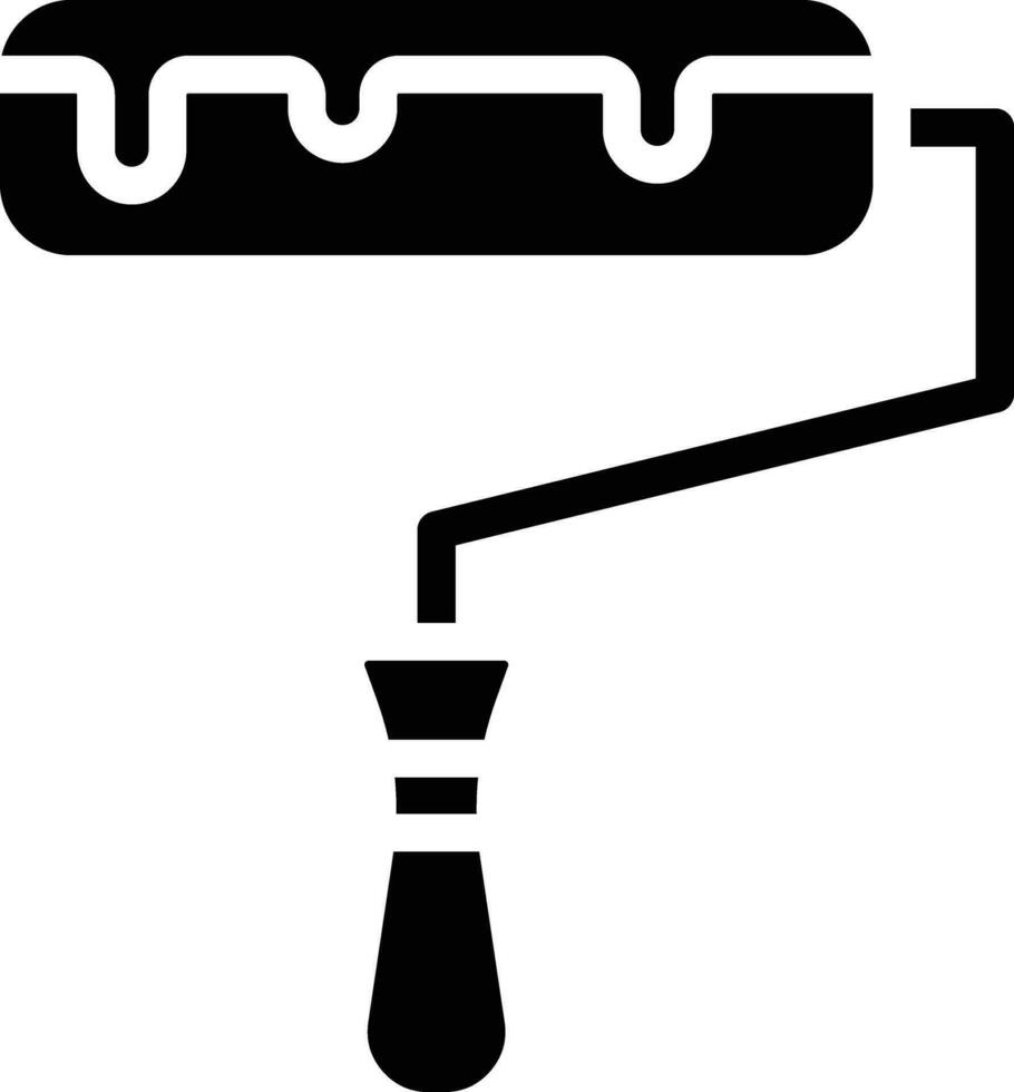 Paint Roller Vector Icon