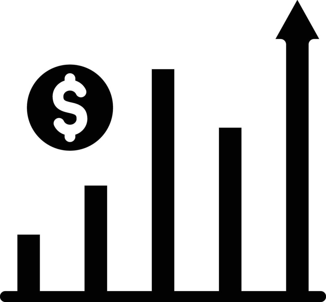 Growth Graph Vector Icon