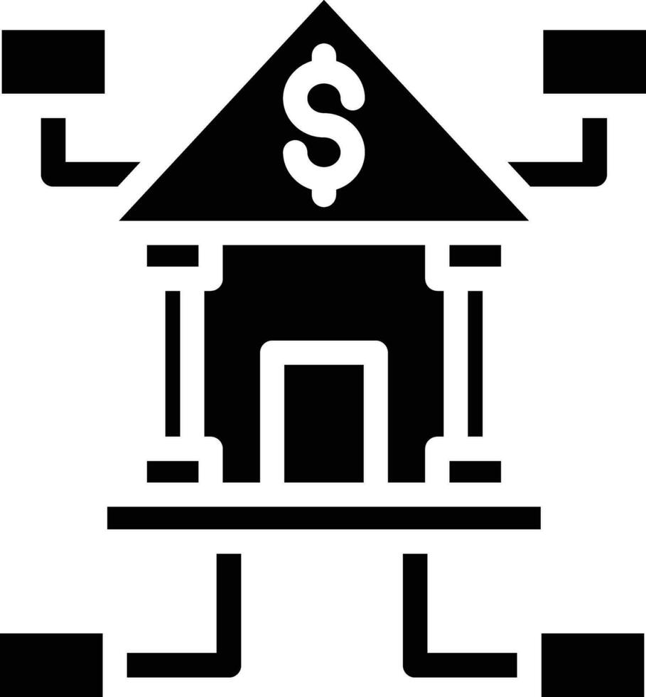 Banking Network Vector Icon