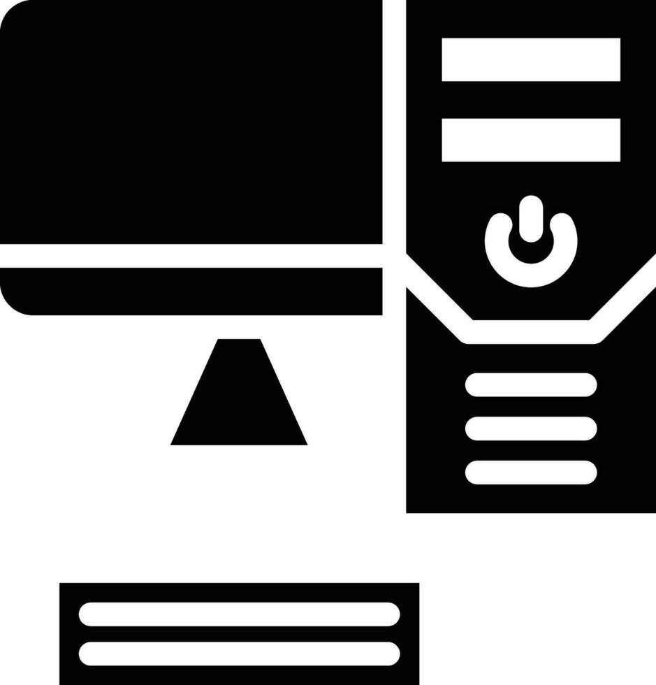 Workstation Vector Icon