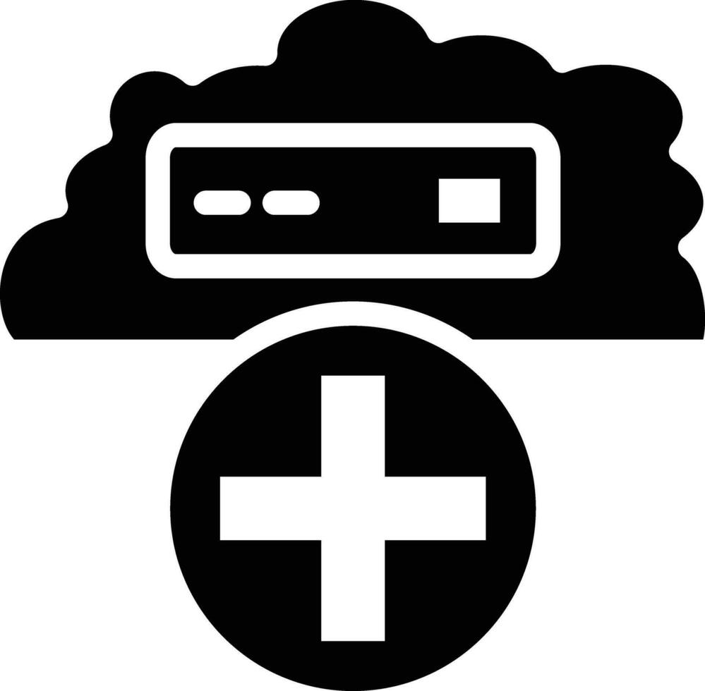 Cloud Add Vector Icon