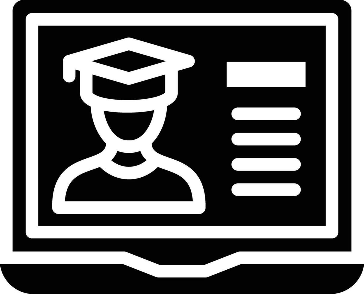 Student Log In Vector Icon