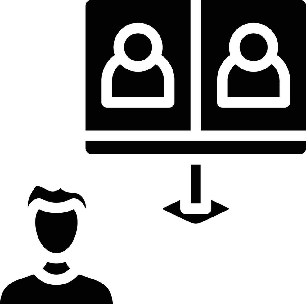 Video Conference Vector Icon