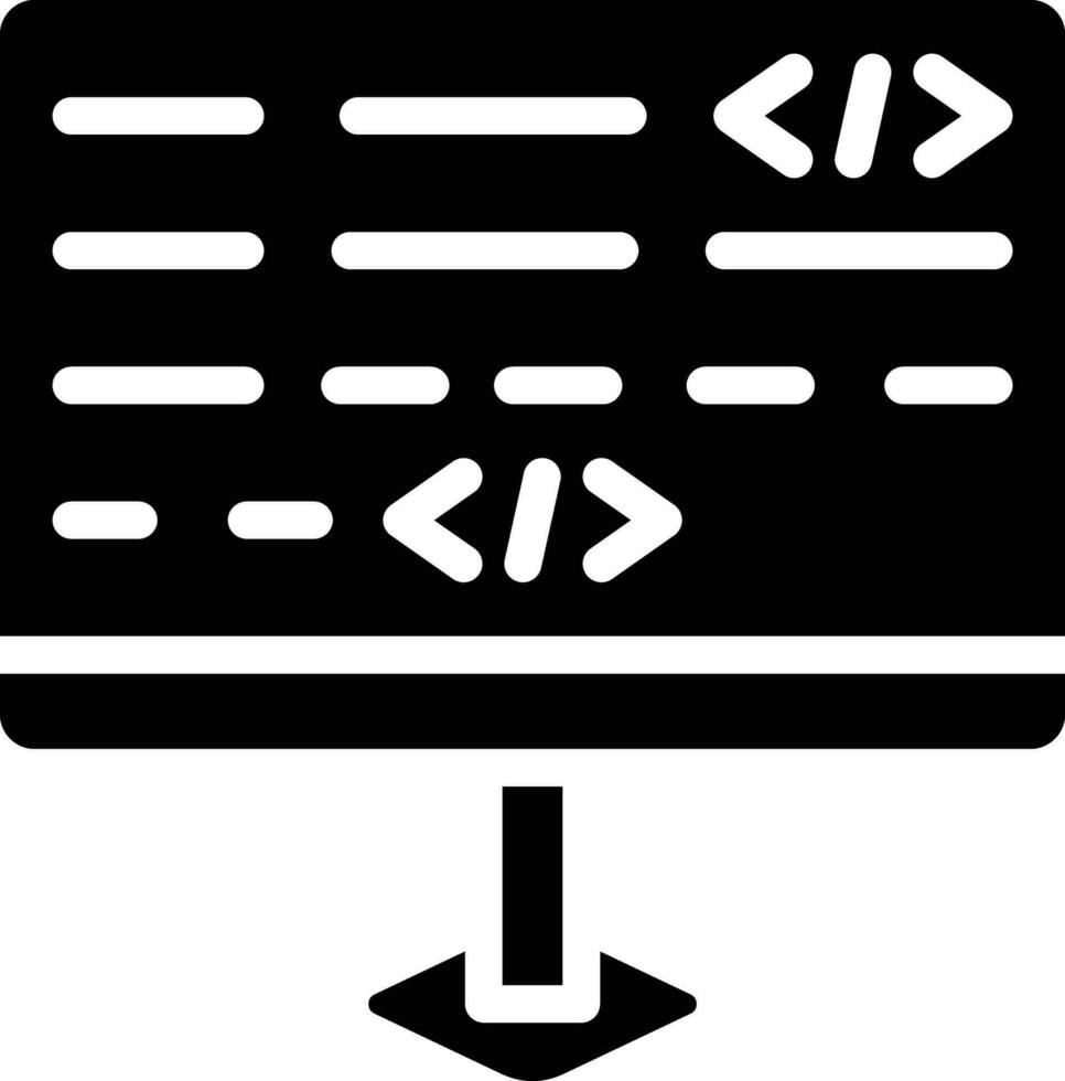 solicitud codificación vector icono