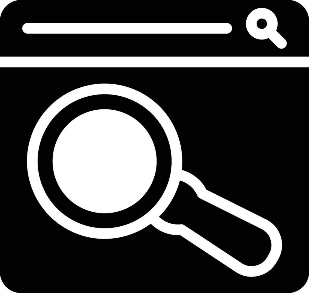 Web Search Vector Icon