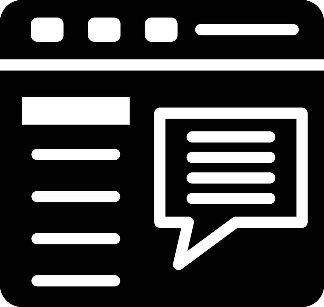 Comments Vector Icon