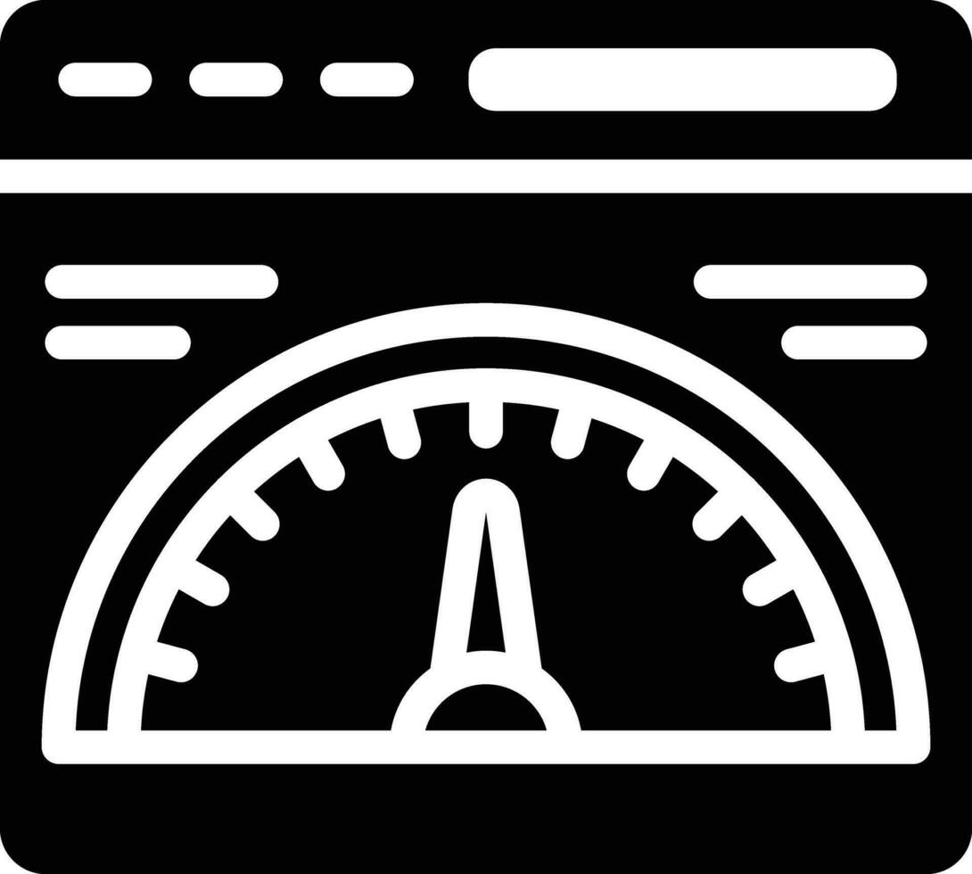 icono de vector de velocidad de página