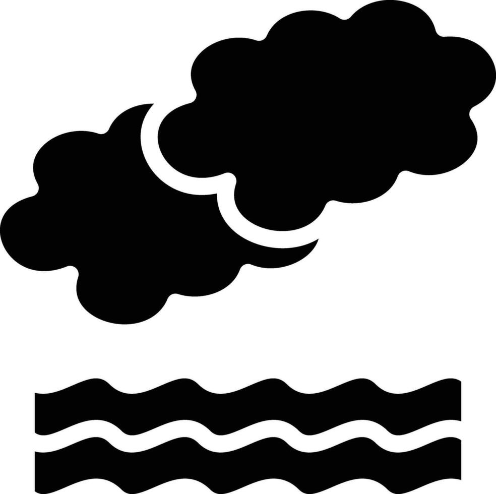 icono de vector de niebla