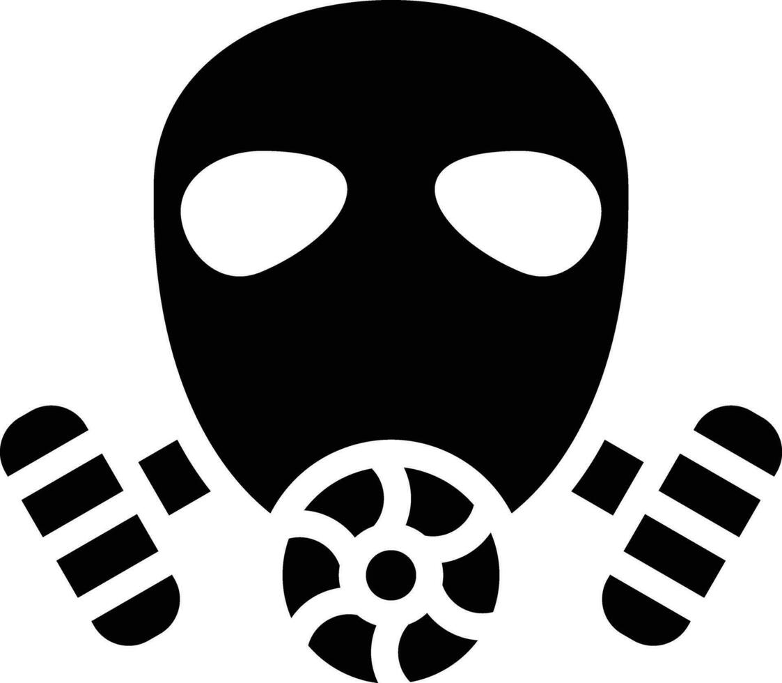 Gas Mask Vector Icon