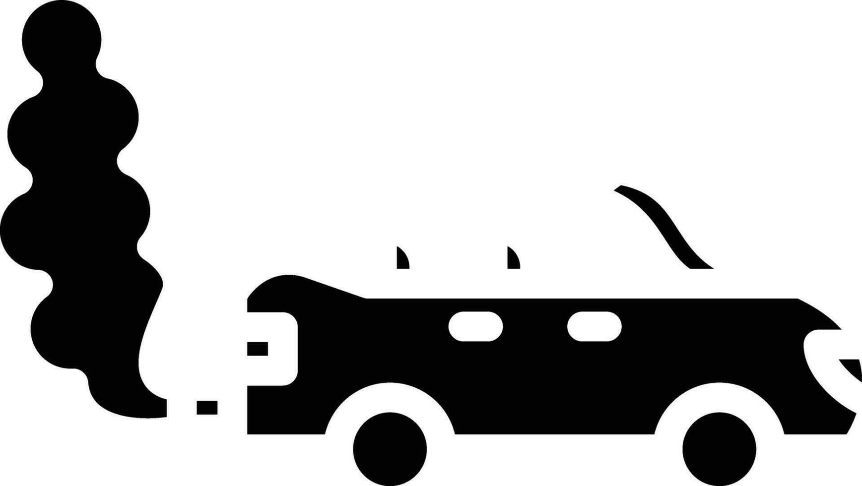 Car Pollution Vector Icon