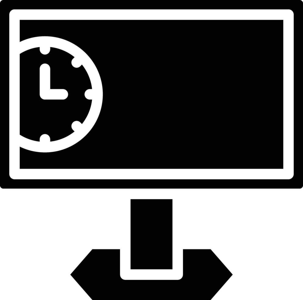 monitor de icono de vector