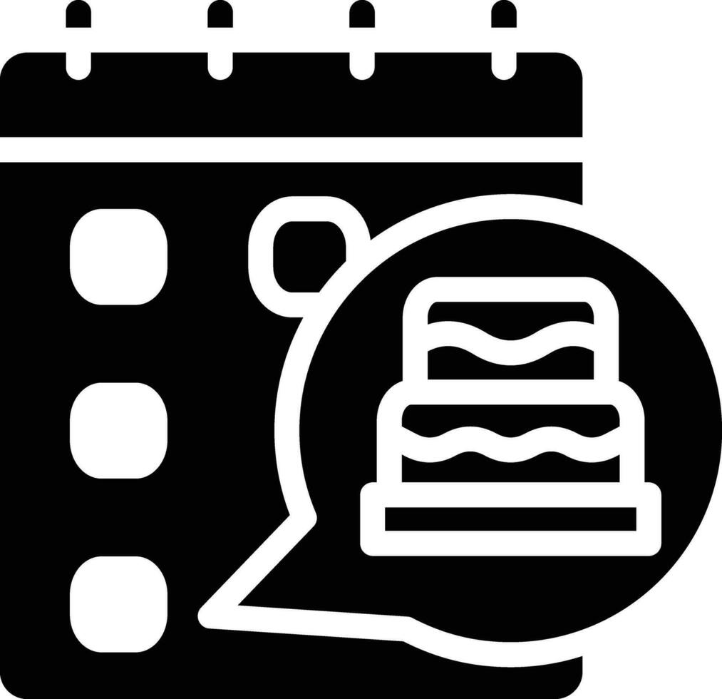 Birthday Date Vector Icon