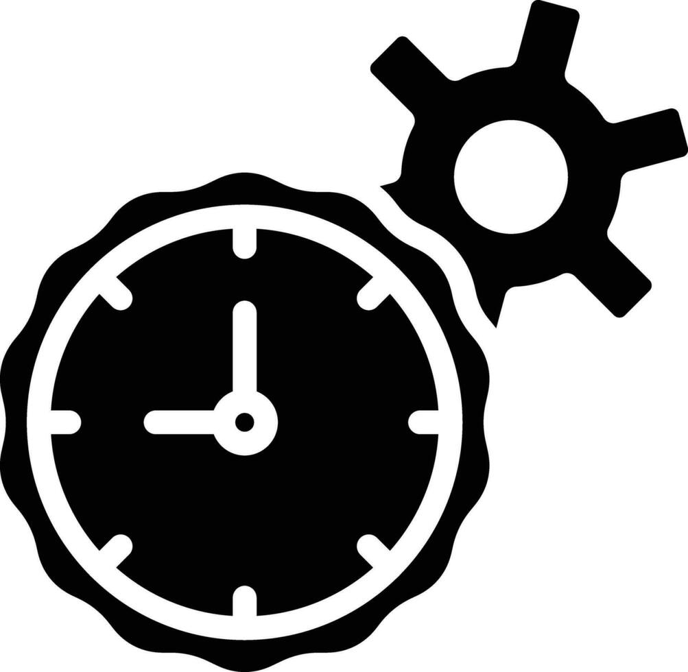 icono de vector de gestión de tiempo