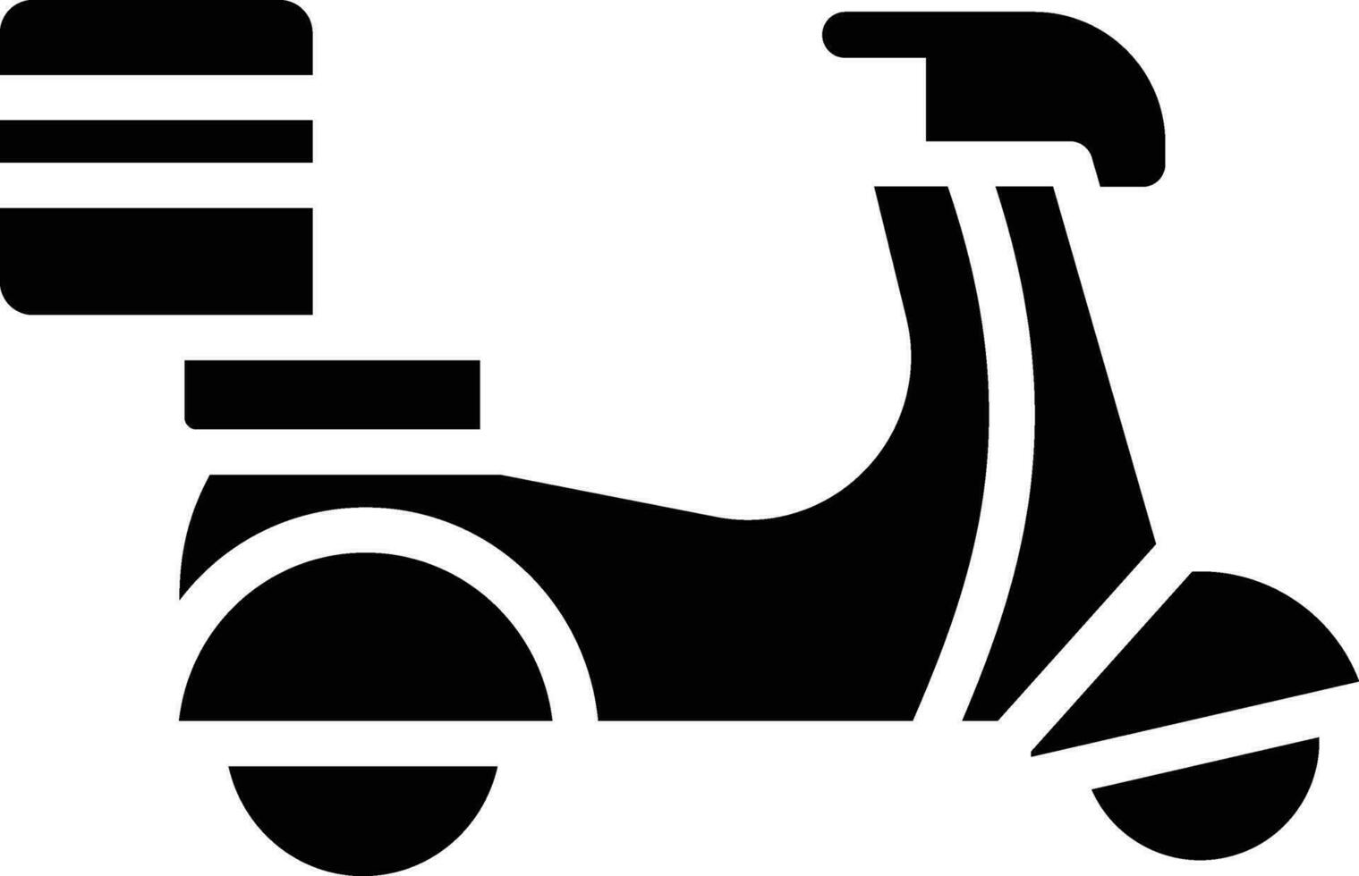 Delivery Scooter Vector Icon