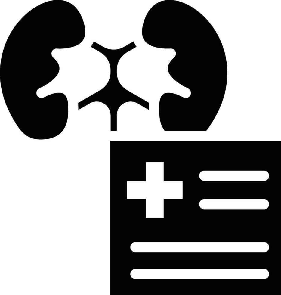 Kidney Checkup Vector Icon