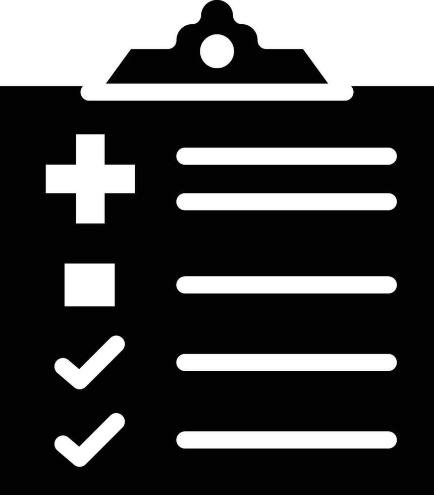 Patient Checklist Vector Icon